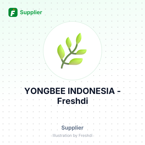 YONGBEE INDONESIA – summary card, no photo uploaded yet