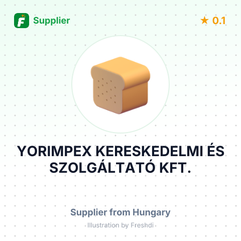 YORIMPEX KERESKEDELMI  ÉS SZOLGÁLTATÓ KFT. – summary card, no photo uploaded yet