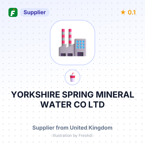 YORKSHIRE SPRING MINERAL WATER CO LTD – summary card, no photo uploaded yet