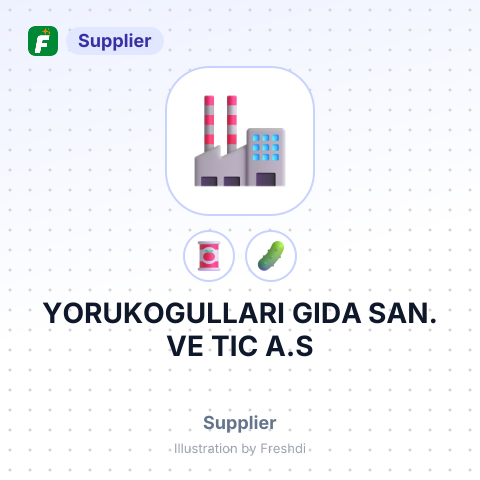 YORUKOGULLARI GIDA SAN. VE TIC A.S – summary card, no photo uploaded yet