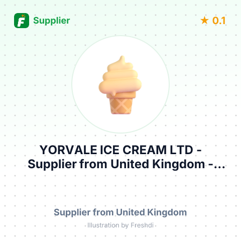 YORVALE ICE CREAM LTD – summary card, no photo uploaded yet