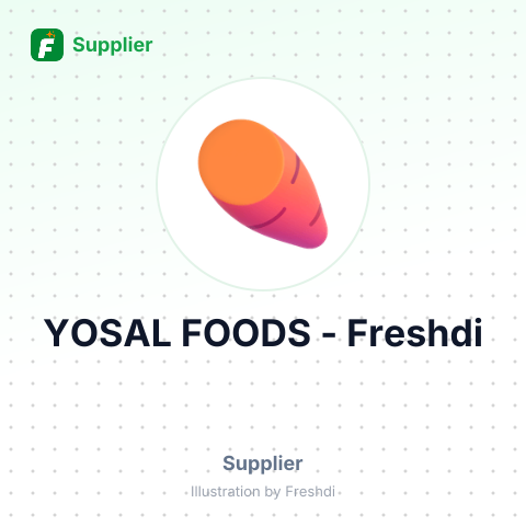 YOSAL FOODS – summary card, no photo uploaded yet