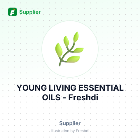 YOUNG LIVING ESSENTIAL OILS – summary card, no photo uploaded yet