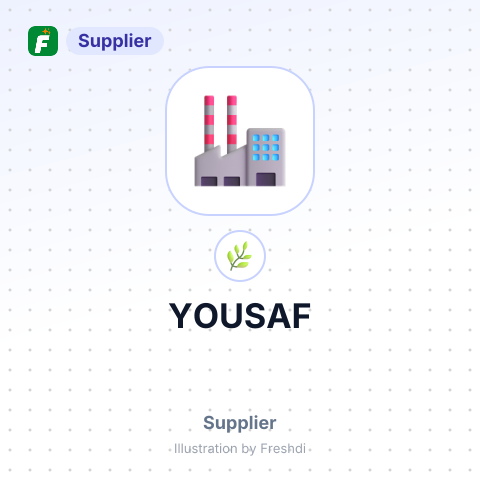 YOUSAF – summary card, no photo uploaded yet