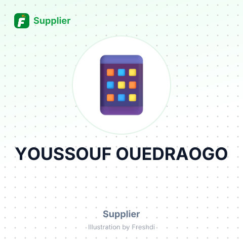 YOUSSOUF OUEDRAOGO – summary card, no photo uploaded yet