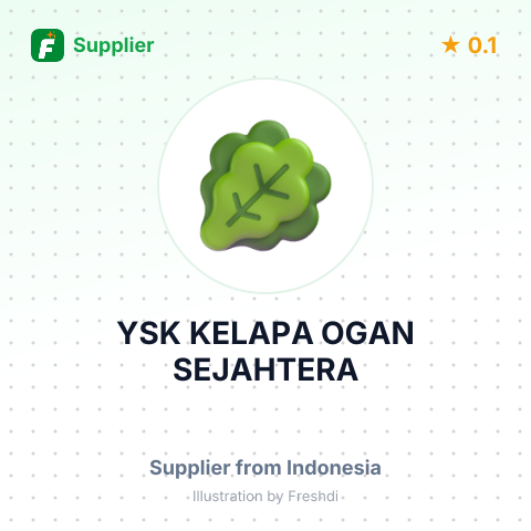 YSK KELAPA OGAN SEJAHTERA – summary card, no photo uploaded yet