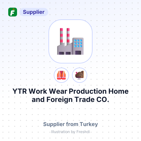 YTR Work Wear Production Home and Foreign Trade CO. – summary card, no photo uploaded yet