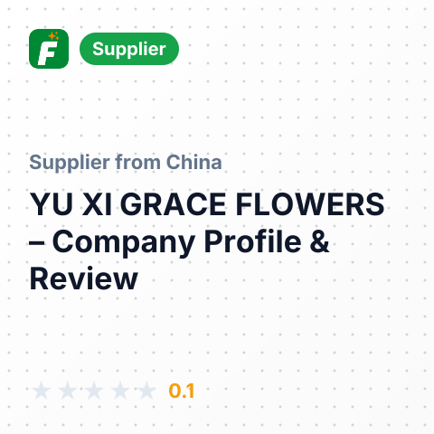 YU XI GRACE FLOWERS – summary card, no photo uploaded yet