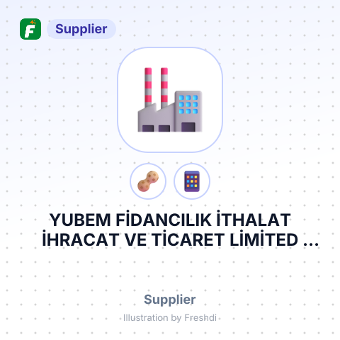 YUBEM FİDANCILIK İTHALAT İHRACAT VE TİCARET LİMİTED ŞİRKETİ – summary card, no photo uploaded yet