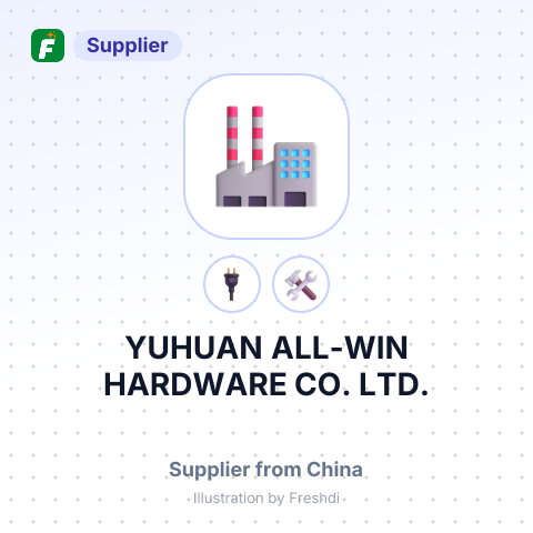 YUHUAN ALL-WIN HARDWARE CO., LTD. – summary card, no photo uploaded yet