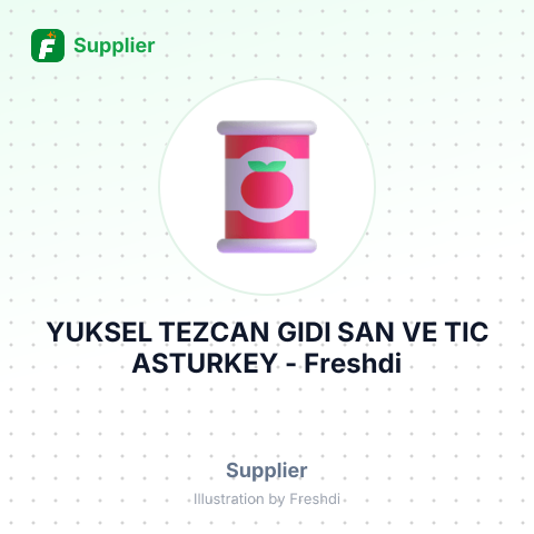 YUKSEL TEZCAN GIDI SAN VE TIC ASTURKEY – summary card, no photo uploaded yet