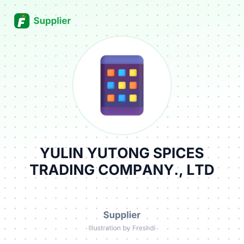 YULIN YUTONG SPICES TRADING COMPANY., LTD – summary card, no photo uploaded yet