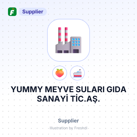 YUMMY MEYVE SULARI GIDA SANAYİ TİC.AŞ. – summary card, no photo uploaded yet