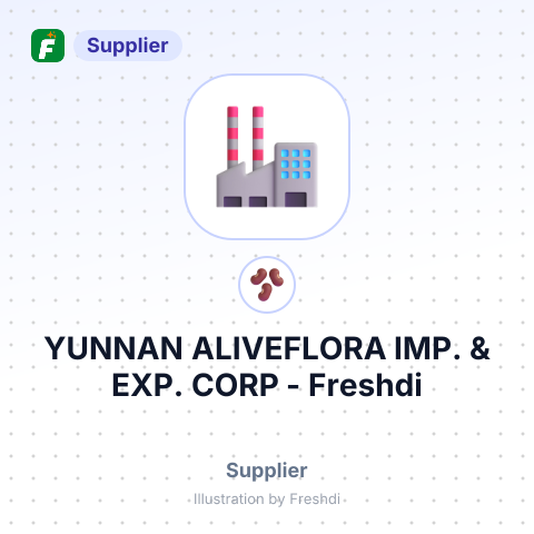 YUNNAN ALIVEFLORA IMP. & EXP. CORP – summary card, no photo uploaded yet