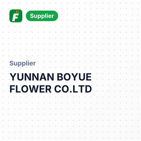 YUNNAN BOYUE FLOWER CO.LTD – summary card, no photo uploaded yet