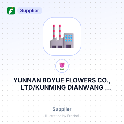 YUNNAN BOYUE FLOWERS CO., LTD/KUNMING DIANWANG FLOWER CO., LTD – summary card, no photo uploaded yet