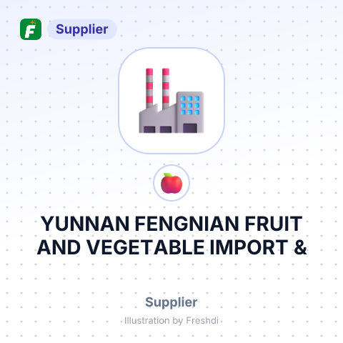 YUNNAN FENGNIAN FRUIT AND VEGETABLE IMPORT & EXPORT CO. , LTD – summary card, no photo uploaded yet