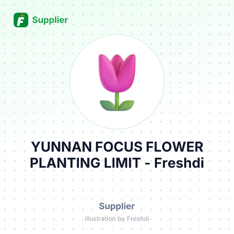 YUNNAN FOCUS FLOWER PLANTING LIMIT – summary card, no photo uploaded yet