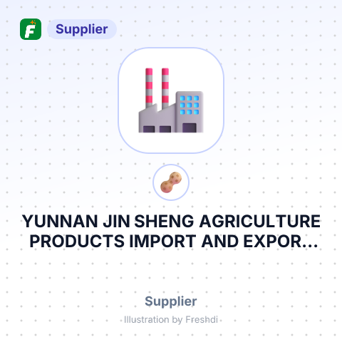 YUNNAN JIN SHENG AGRICULTURE PRODUCTS IMPORT AND EXPORT CO.LTD – summary card, no photo uploaded yet