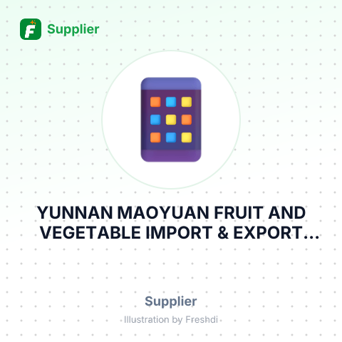 YUNNAN MAOYUAN FRUIT AND VEGETABLE IMPORT & EXPORT CO., LTD – summary card, no photo uploaded yet