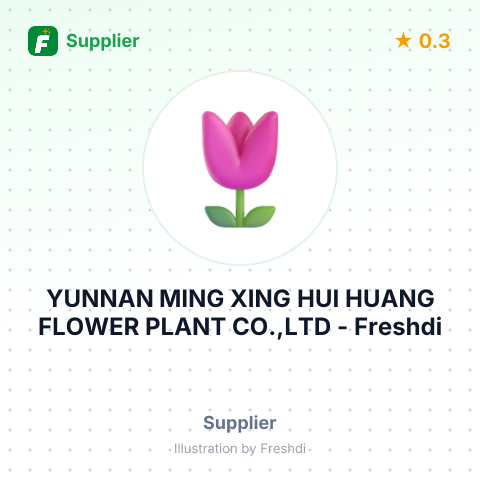 YUNNAN MING XING HUI HUANG FLOWER PLANT CO.,LTD – summary card, no photo uploaded yet