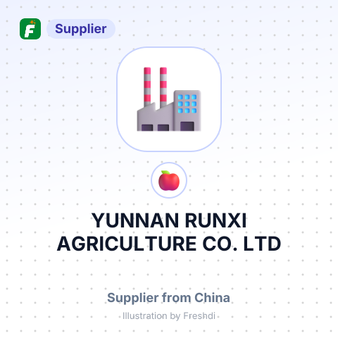 YUNNAN RUNXI AGRICULTURE CO.,LTD – summary card, no photo uploaded yet