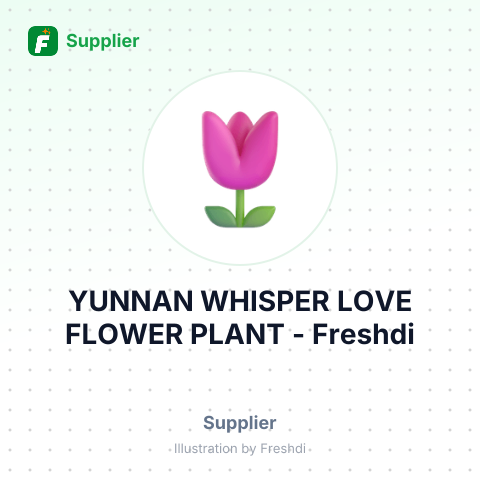 YUNNAN WHISPER LOVE FLOWER PLANT – summary card, no photo uploaded yet