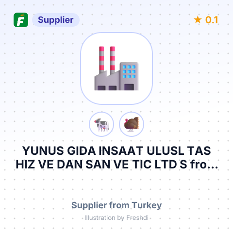 YUNUS GIDA INSAAT ULUSL TAS HIZ VE DAN SAN VE TIC LTD S – summary card, no photo uploaded yet