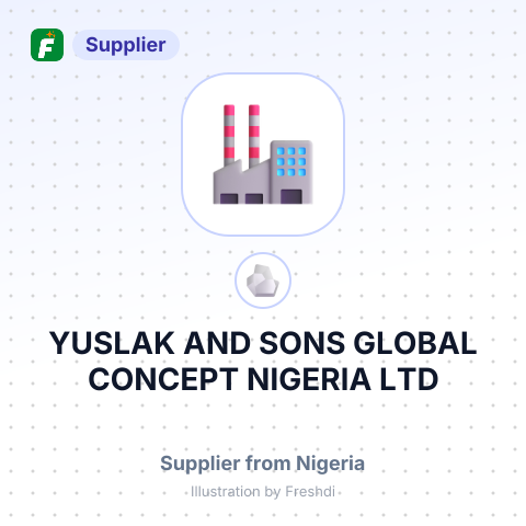 YUSLAK AND SONS GLOBAL CONCEPT NIGERIA LTD – summary card, no photo uploaded yet