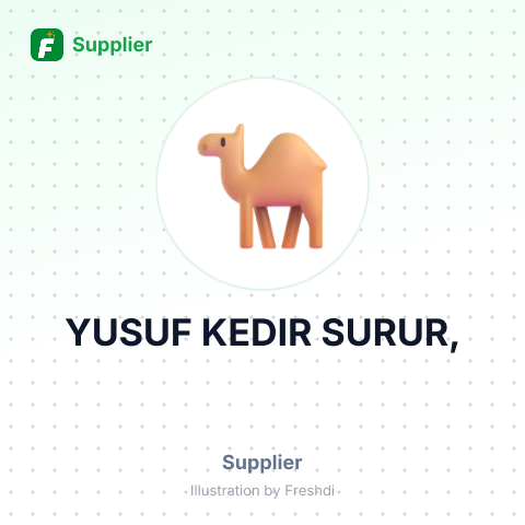 YUSUF KEDIR SURUR, – summary card, no photo uploaded yet