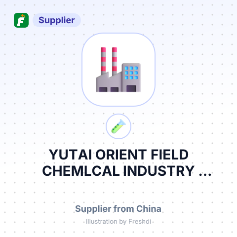 YUTAI ORIENT FIELD CHEMLCAL INDUSTRY CO, .LTD – summary card, no photo uploaded yet