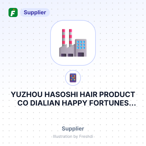 YUZHOU HASOSHI HAIR PRODUCT CO DIALIAN HAPPY FORTUNES TRADING CO LTD – summary card, no photo uploaded yet