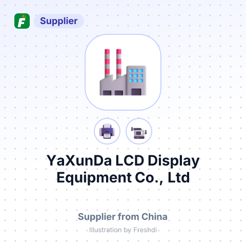 YaXunDa LCD Display Equipment Co., Ltd – summary card, no photo uploaded yet