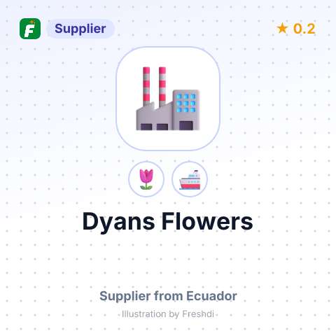 Dyans Flowers – summary card, no photo uploaded yet