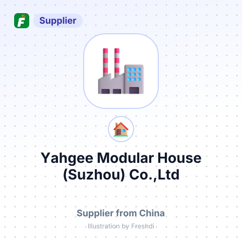 Yahgee Modular House (Suzhou) Co.,Ltd – summary card, no photo uploaded yet