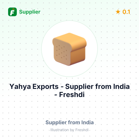 Yahya Exports  – summary card, no photo uploaded yet