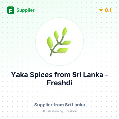 Yaka Spices  – summary card, no photo uploaded yet