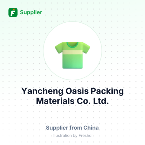 Yancheng Oasis Packing Materials Co., Ltd. – summary card, no photo uploaded yet
