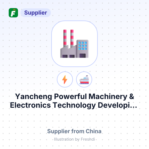 Yancheng Powerful Machinery & Electronics Technology Developing Co., Ltd – summary card, no photo uploaded yet