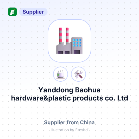 Yanddong Baohua hardware&plastic products co.,Ltd – summary card, no photo uploaded yet