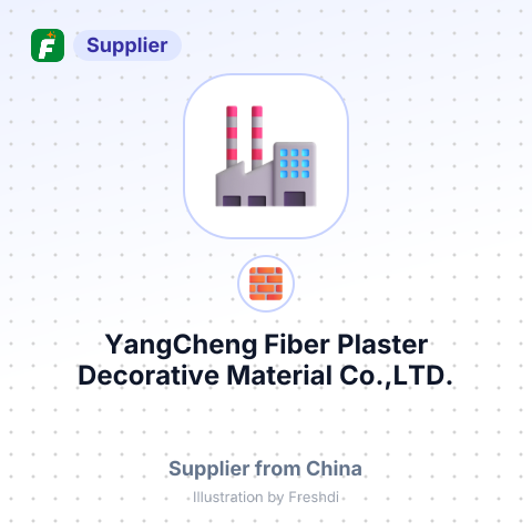 YangCheng Fiber Plaster Decorative Material Co.,LTD. – summary card, no photo uploaded yet