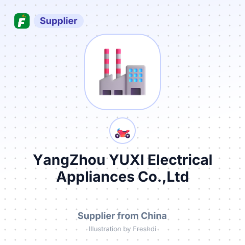 YangZhou YUXI Electrical Appliances Co.,Ltd – summary card, no photo uploaded yet
