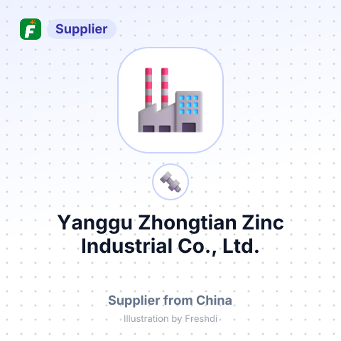 Yanggu Zhongtian Zinc Industrial Co., Ltd. – summary card, no photo uploaded yet
