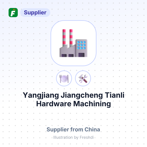 Yangjiang Jiangcheng Tianli Hardware Machining Factory – summary card, no photo uploaded yet