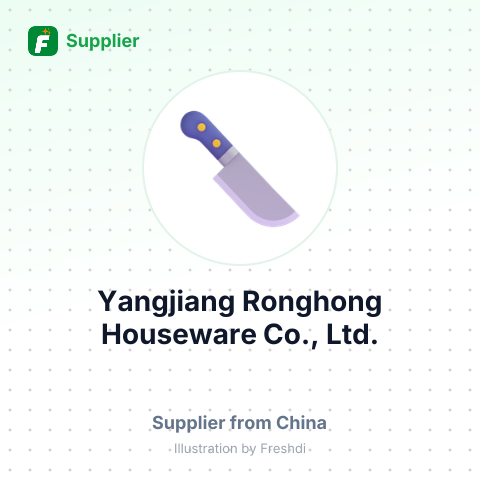 Yangjiang Ronghong Houseware Co., Ltd. – summary card, no photo uploaded yet