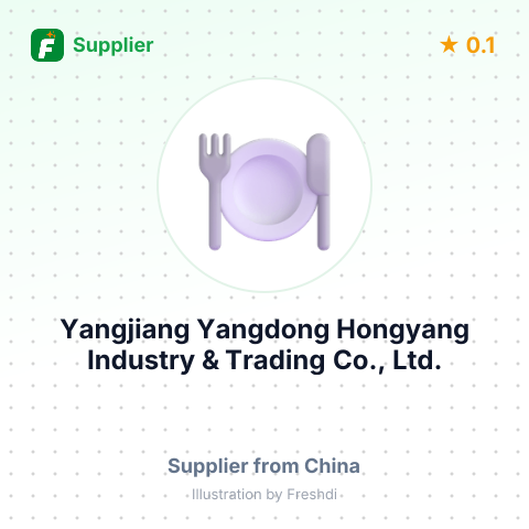 Yangjiang Yangdong Hongyang Industry & Trading Co., Ltd. – summary card, no photo uploaded yet