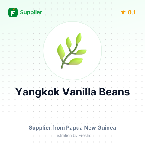 Yangkok Vanilla Beans  – summary card, no photo uploaded yet
