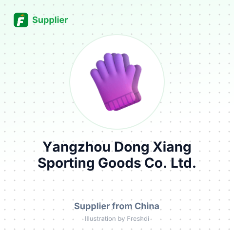 Yangzhou Dong Xiang Sporting Goods Co., Ltd. – summary card, no photo uploaded yet