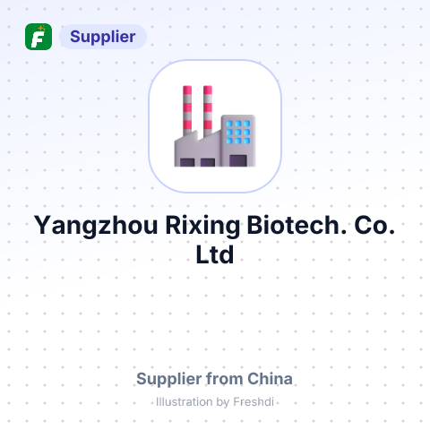 Yangzhou Rixing Biotech. Co., Ltd – summary card, no photo uploaded yet