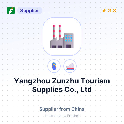 Yangzhou Zunzhu Tourism Supplies Co., Ltd – summary card, no photo uploaded yet